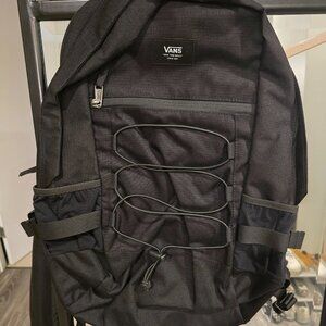 Vans Original Backpack VN00082FBLK Black Unisex Bag Laptop Skateboarding NEW